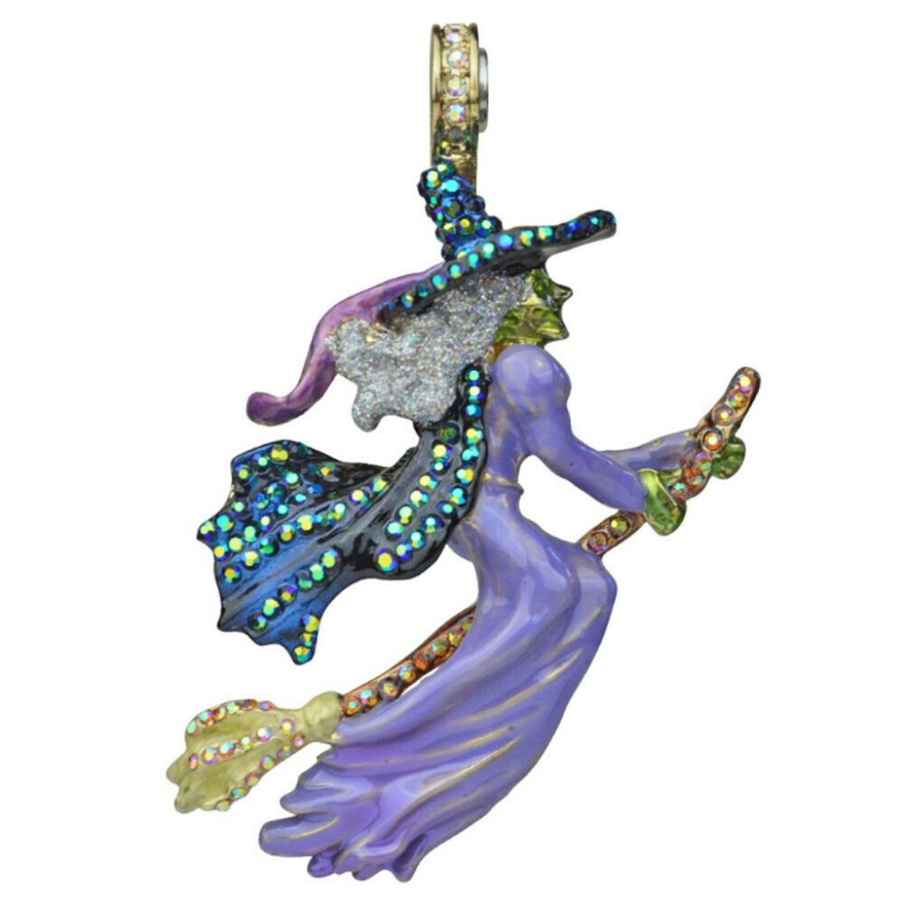 Kirks Folly Witch Of The West Magnetic Enhancer Goldtone Wicked Witch Halloween